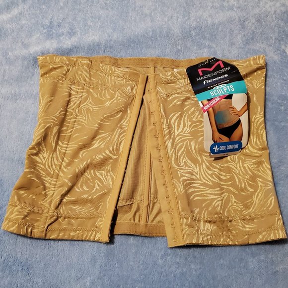 Maidenform Flexees Waistnipper Sculpts Ultra Firm Corset Sz XL/8 - Picture 3 of 6